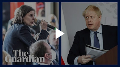 Ukrainian activist close to tears as she berates Boris Johnson over failure to do more Ukrainian activist close to tears as she berates Boris Johnson over failure to do more